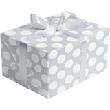 Two-Sided Gold Silver Dot Gift Wrap by Present Paper - Vysn