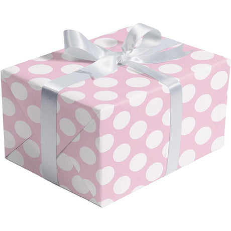 Two-Sided Pastel Pink Blue Gift Wrap by Present Paper - Vysn