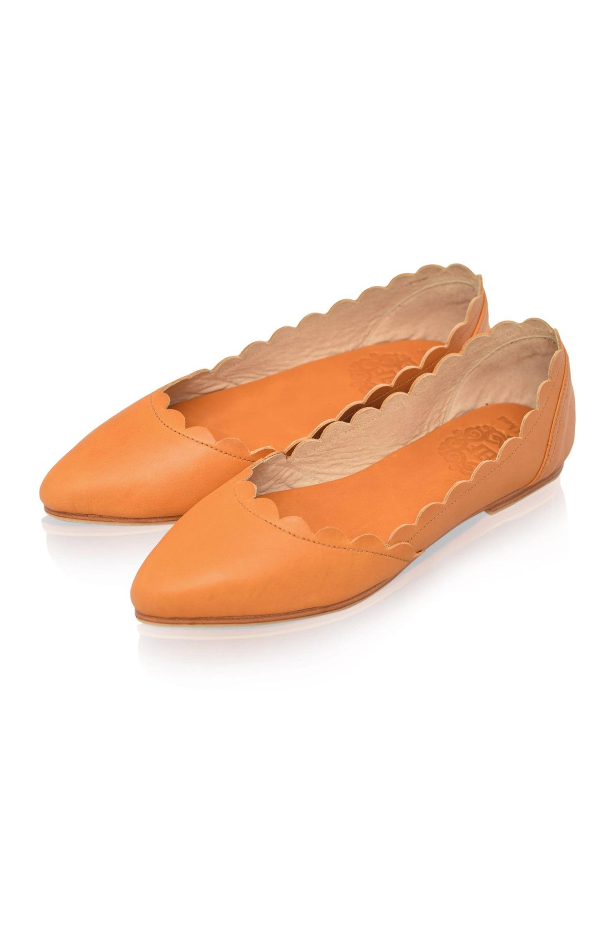 Valentina Leather Ballet Flats by ELF - Vysn