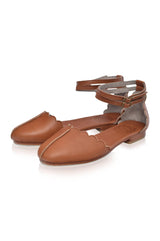 Venus Leather Flats by ELF - Vysn