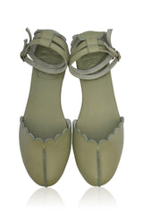 Venus Leather Flats by ELF - Vysn