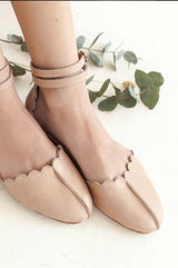 Venus Leather Flats by ELF - Vysn