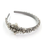 Vintage Bride Bejeweled Asymmetrical Headband Tiara by The Bullish Store - Vysn