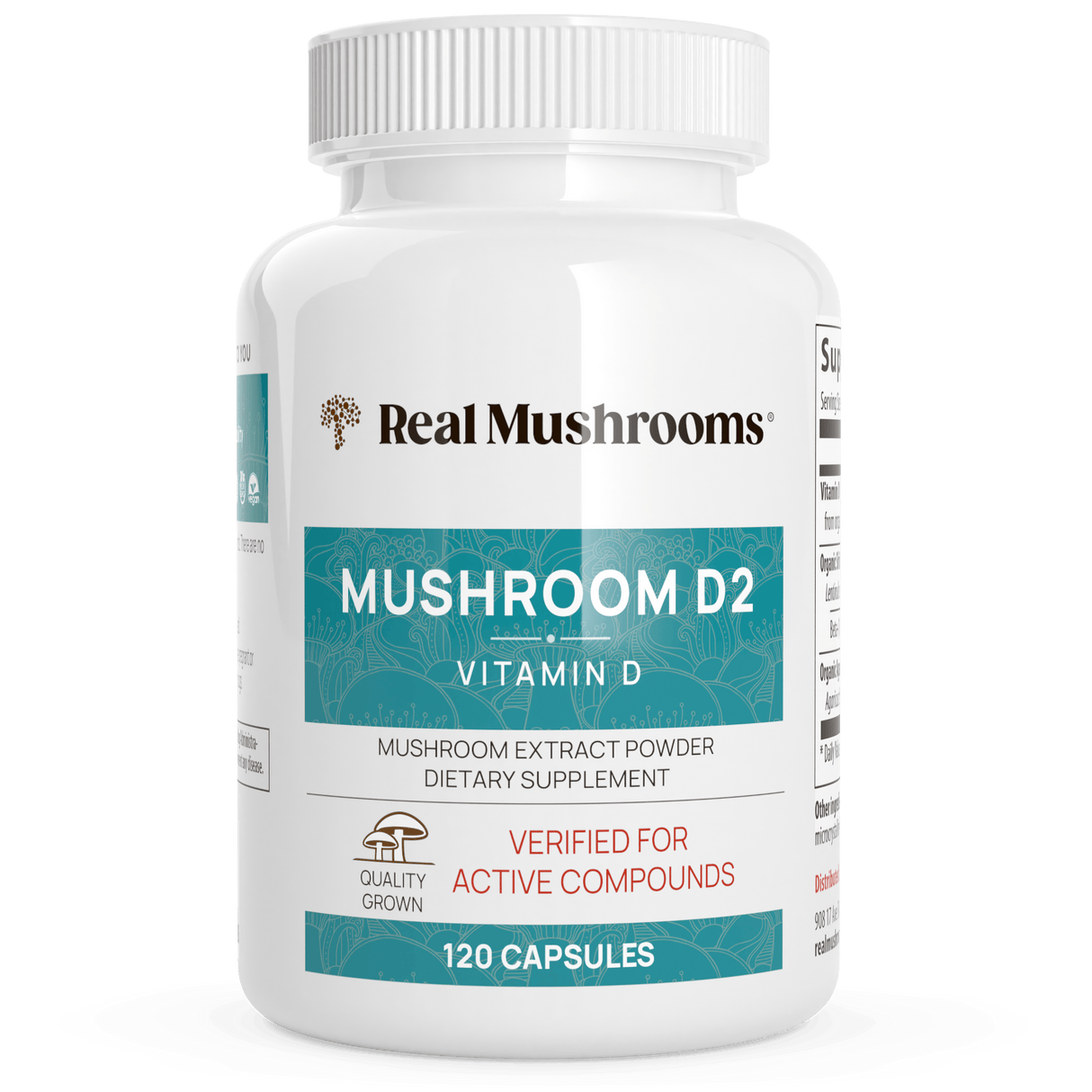 Vitamin D from Organic Mushrooms by Real Mushrooms - Vysn