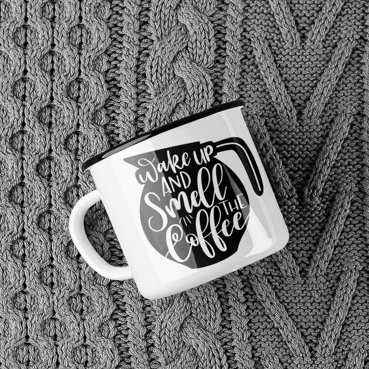 Wake Up And Smell The Coffee Mug by WinsterCreations™ Official Store - Vysn