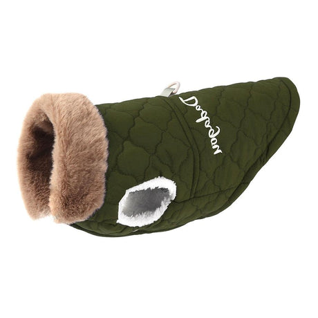 Waterproof Winter Jacket with Fur Collar for Small Dogs by Dach Everywhere - Vysn