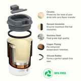 White Coffee Express Tumbler by ASOBU® - Vysn