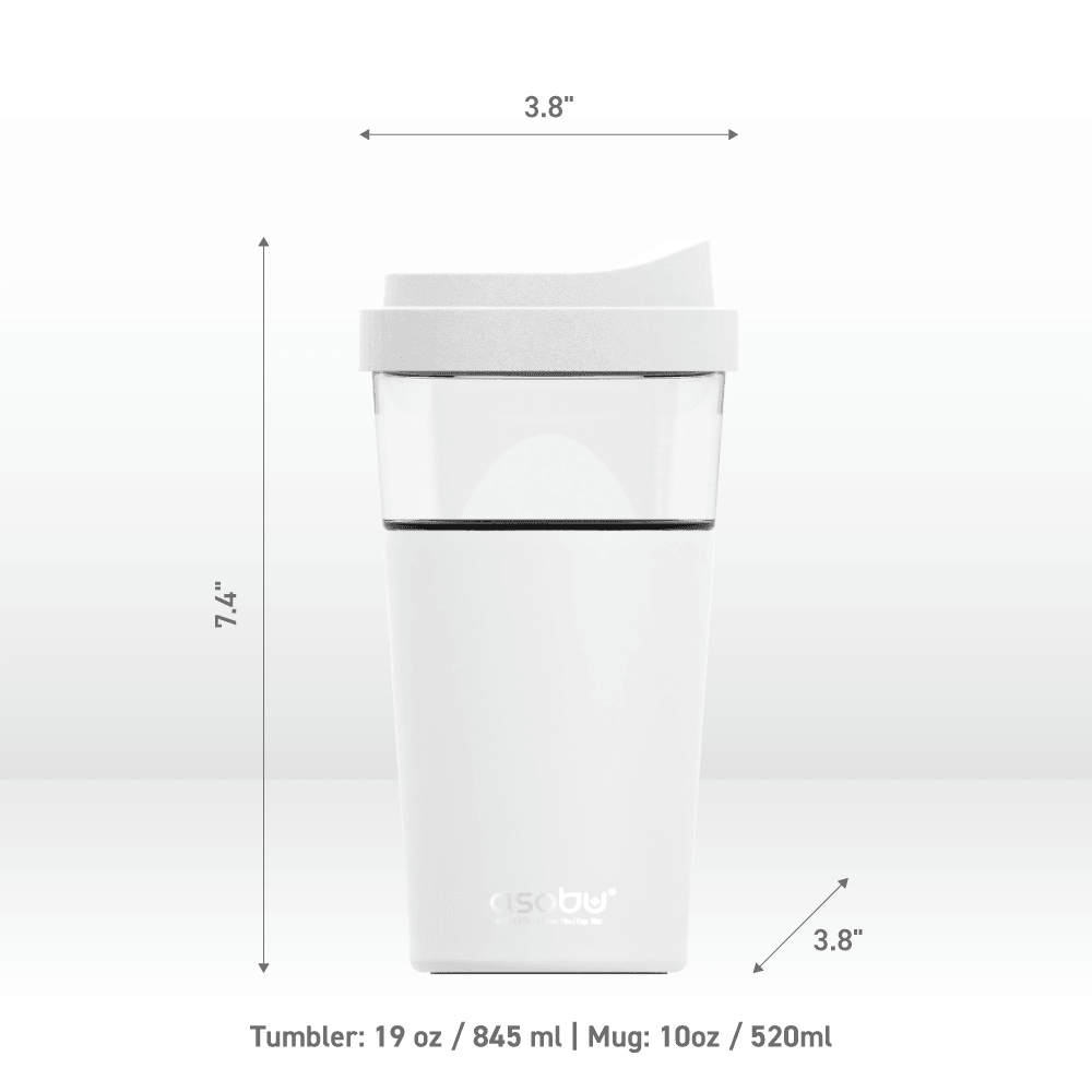 White Vista Tumbler by ASOBU® - Vysn