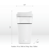 White Vista Tumbler by ASOBU® - Vysn