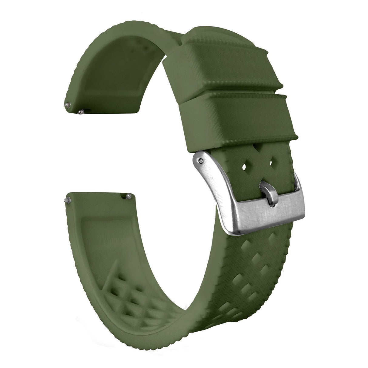 Withings Nokia Activité  and Steel HR | Tropical-Style 2.0 | Army Green by Barton Watch Bands - Vysn