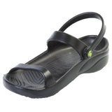 Women's 3-Strap Sandals - Black by DAWGS USA - Vysn