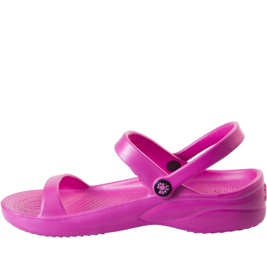 Women's 3-Strap Sandals - Hot Pink by DAWGS USA - Vysn