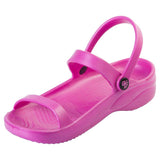 Women's 3-Strap Sandals - Hot Pink by DAWGS USA - Vysn