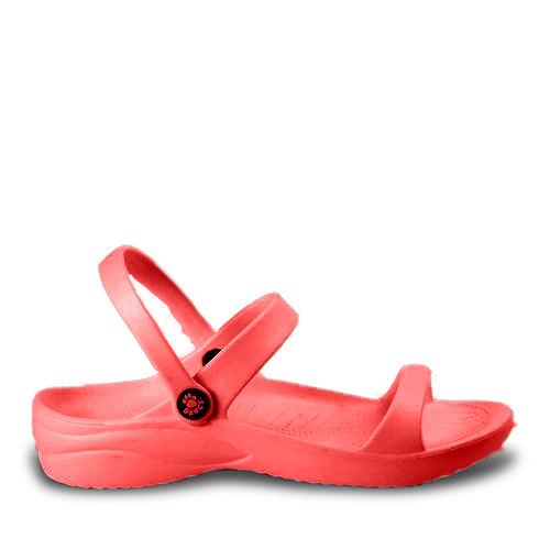 Women's 3-Strap Sandals - Melon by DAWGS USA - Vysn