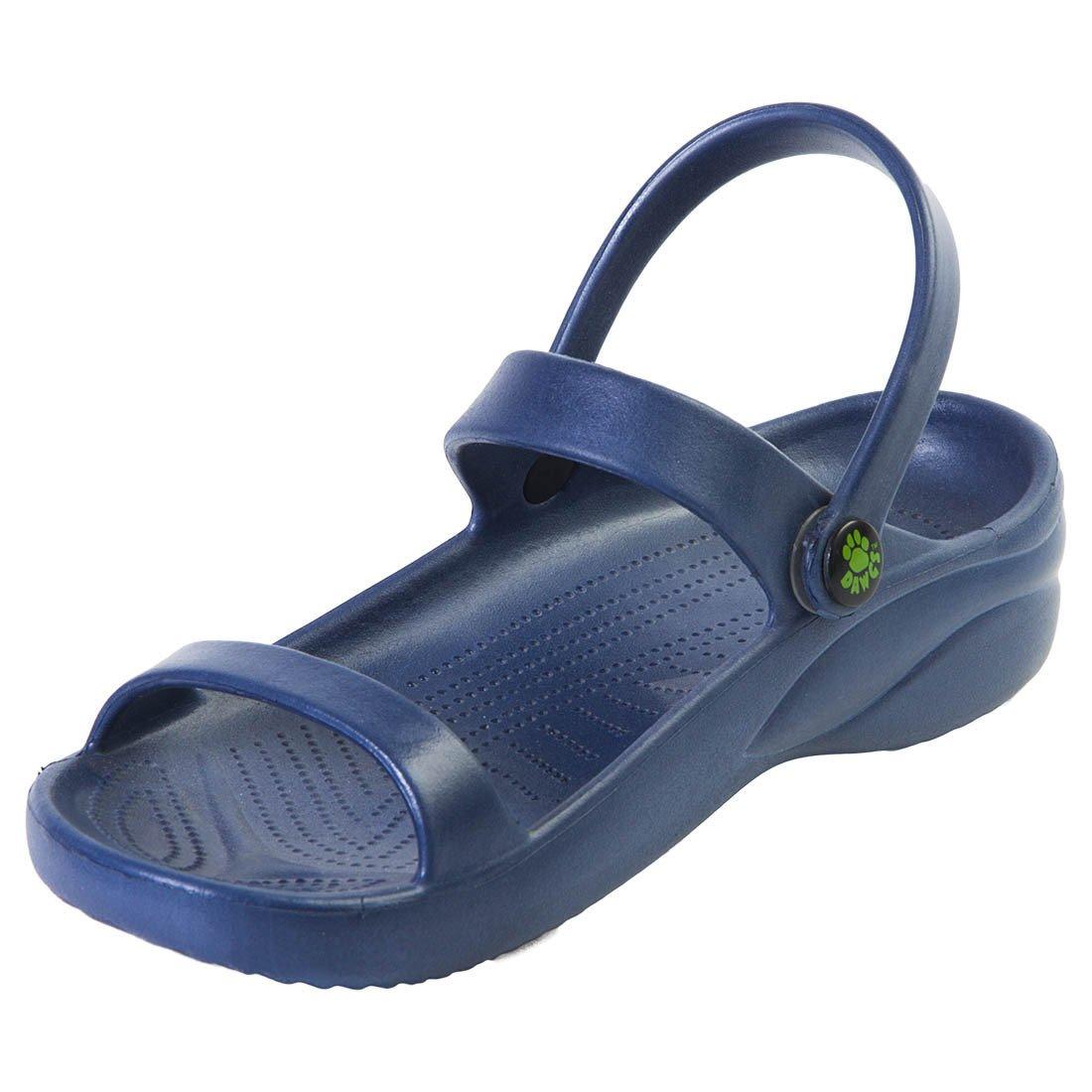 Women's 3-Strap Sandals - Navy by DAWGS USA - Vysn