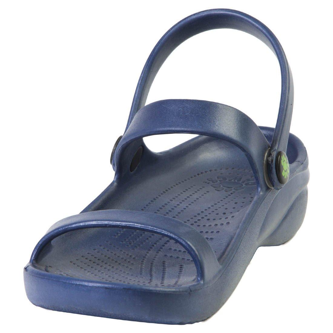 Women's 3-Strap Sandals - Navy by DAWGS USA - Vysn