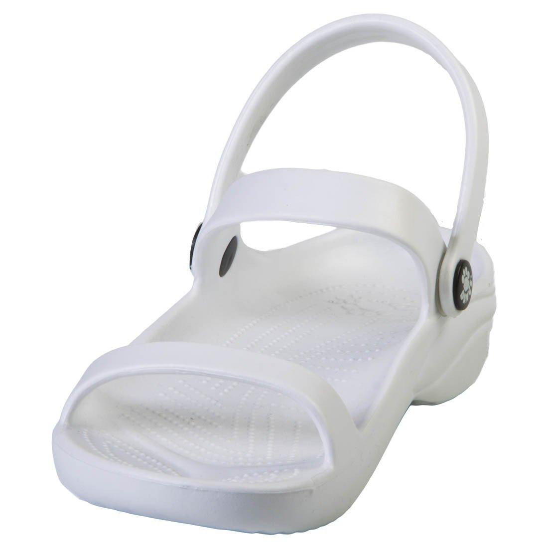 Women's 3-Strap Sandals - White by DAWGS USA - Vysn