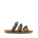 Women's Bristol Three Band Tie Sandal Black by Nest Shoes - Vysn