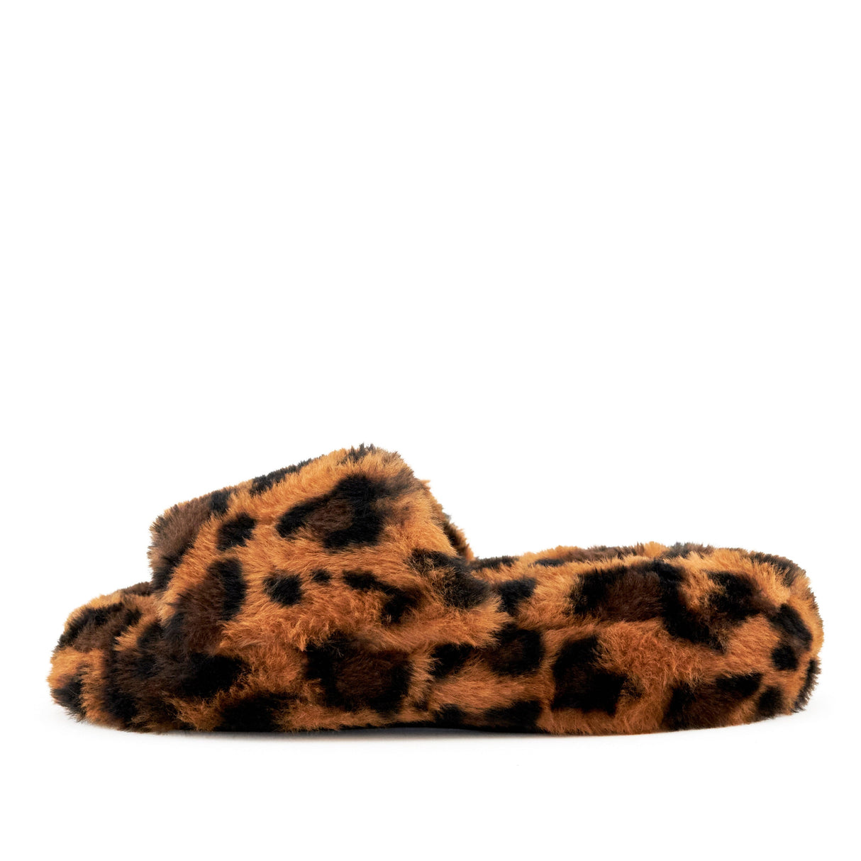 Women's Geneva Faux Fur Slipper Leopard by Nest Shoes - Vysn