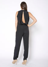 Women's Light Formal Sleeveless V-Neck Jumpsuit by Shop at Konus - Vysn