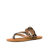 Women's Peak Thong Sandal Snakeskin by Nest Shoes - Vysn