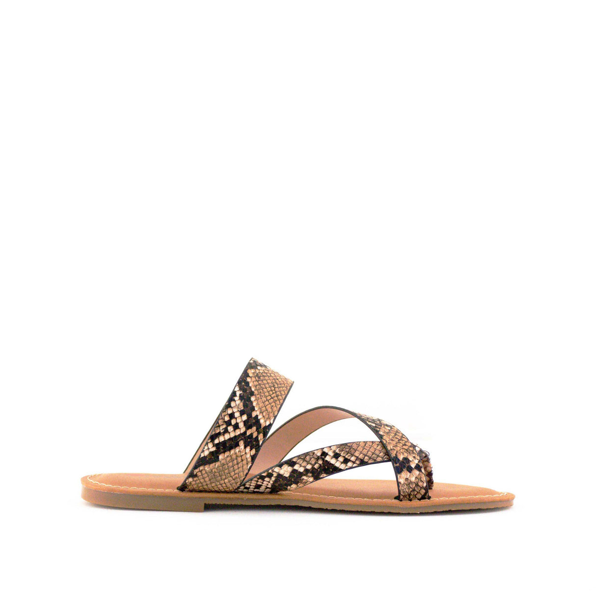 Women's Peak Thong Sandal Snakeskin by Nest Shoes - Vysn