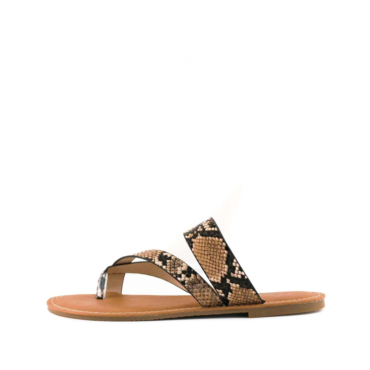 Women's Peak Thong Sandal Snakeskin by Nest Shoes - Vysn