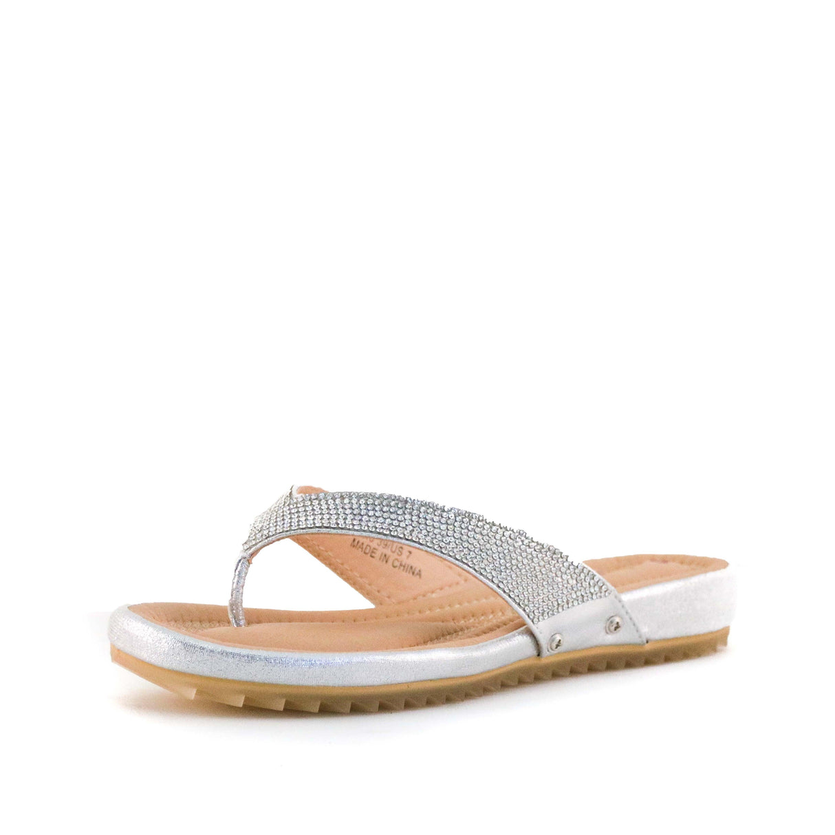 Women's Shellie Crystal Thong Sandal by Nest Shoes - Vysn