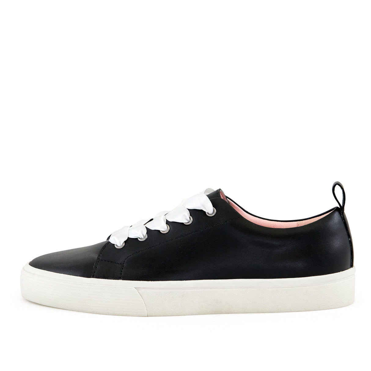 Women's Vancouver Wide Lace Sneaker Black by Nest Shoes - Vysn