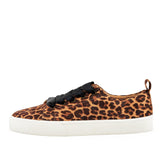 Women's Vancouver Wide Lace Sneaker Leopard by Nest Shoes - Vysn