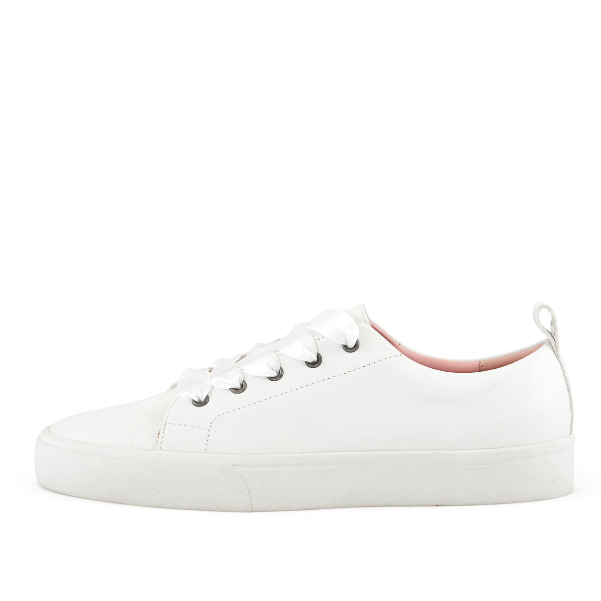 Women's Vancouver Wide Lace Sneaker White by Nest Shoes - Vysn