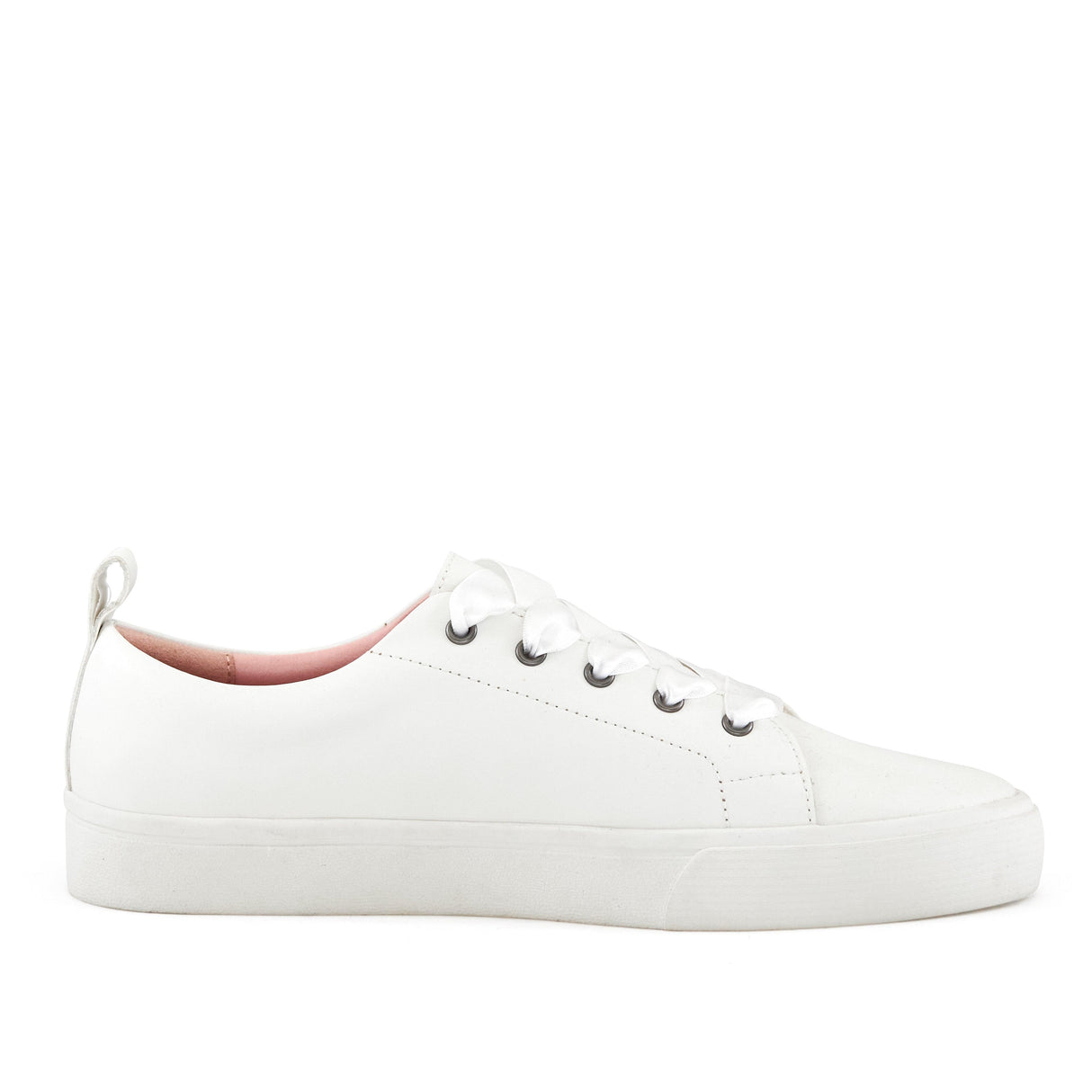 Women's Vancouver Wide Lace Sneaker White by Nest Shoes - Vysn