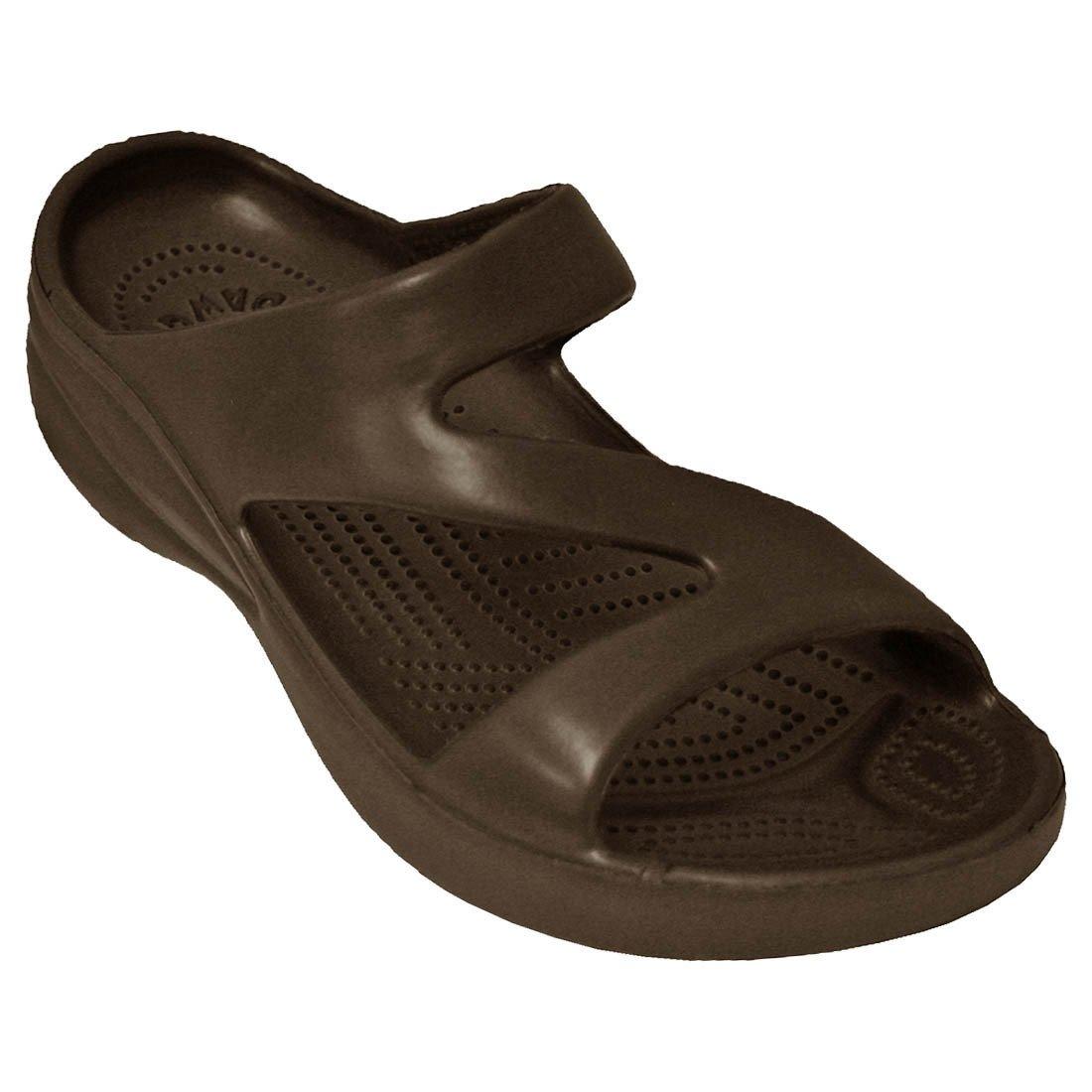 Women's Z Sandals - Dark Brown by DAWGS USA - Vysn