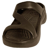 Women's Z Sandals - Dark Brown by DAWGS USA - Vysn