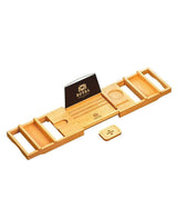 Wooden Bath Tray Natural Color by Royal Craft Wood - Vysn