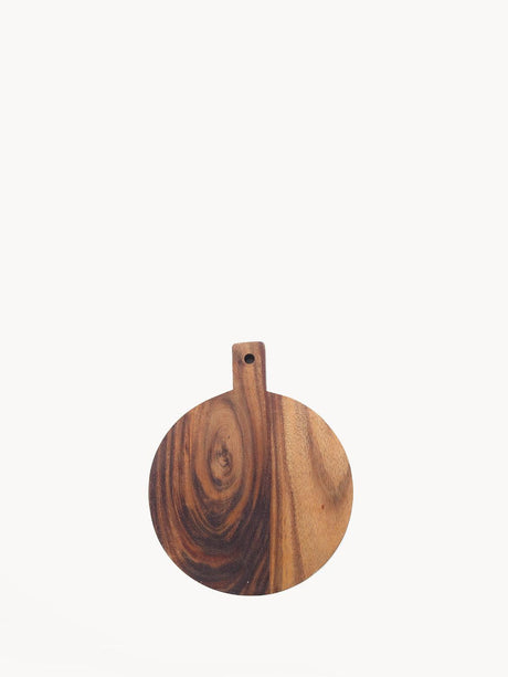 Wooden Round Serving Board - Small by KORISSA - Vysn