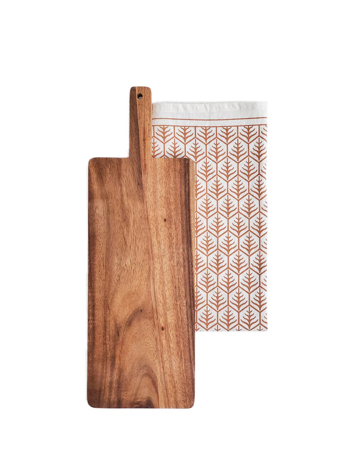 Wooden Serving Board Gift Set - Large by KORISSA - Vysn