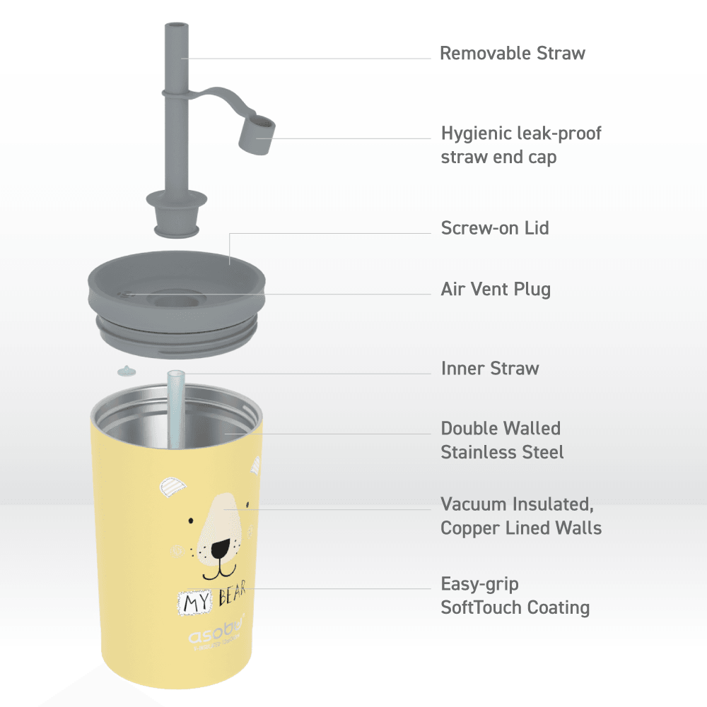 Yellow Mini Sippy by ASOBU® - Vysn