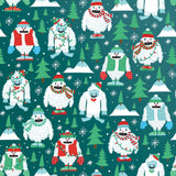 Yeti for the Holidays Christmas Gift Wrap by Present Paper - Vysn