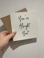 You're Alright You Valentines Day Funny Humorous Hammered Card & Envelope by WinsterCreations™ Official Store - Vysn