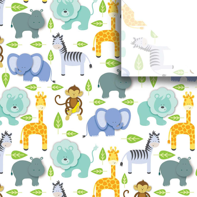 Zoo Animals 20" x 30" Baby Gift Tissue Paper by Present Paper - Vysn