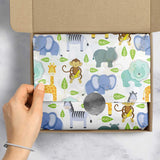 Zoo Animals 20" x 30" Baby Gift Tissue Paper by Present Paper - Vysn